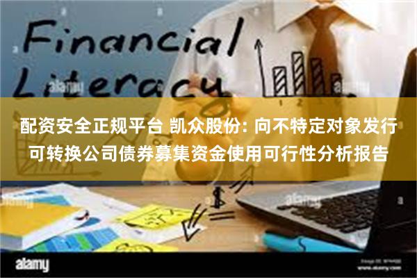 配资安全正规平台 凯众股份: 向不特定对象发行可转换公司债券募集资金使用可行性分析报告