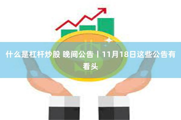 什么是杠杆炒股 晚间公告丨11月18日这些公告有看头