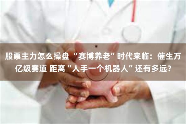 股票主力怎么操盘 “赛博养老”时代来临：催生万亿级赛道 距离“人手一个机器人”还有多远？